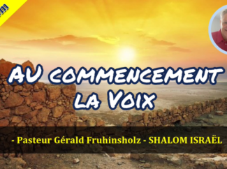 Gérald Fruhinsholz – Au commencement, la Voix